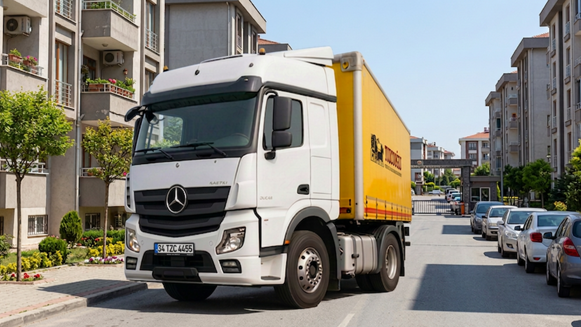 Tuzcuoğlu Nakliyat sigortalı evden eve taşımacılık kamyonu İstanbul