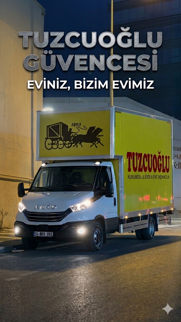 Tuzcuoğlu Nakliyat ekibi ve sigortalı taşıma aracı